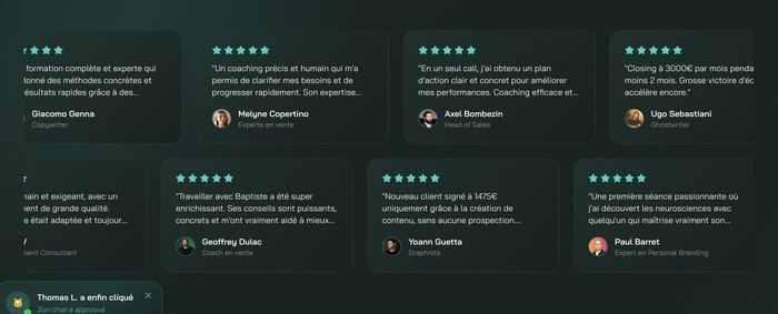 Témoignage client